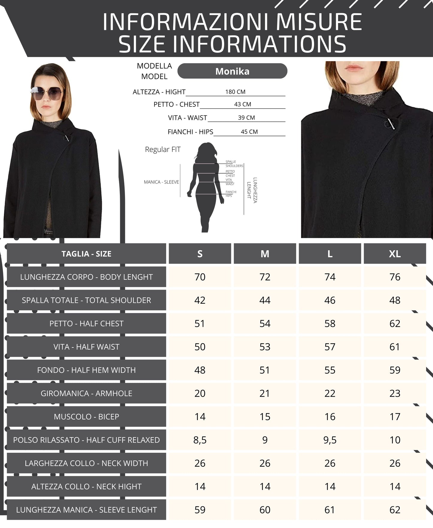 Strickjacke – Damen, Herbst/Winter – 100 % Wolle – 100 % Made in Italy | Brunella Gori