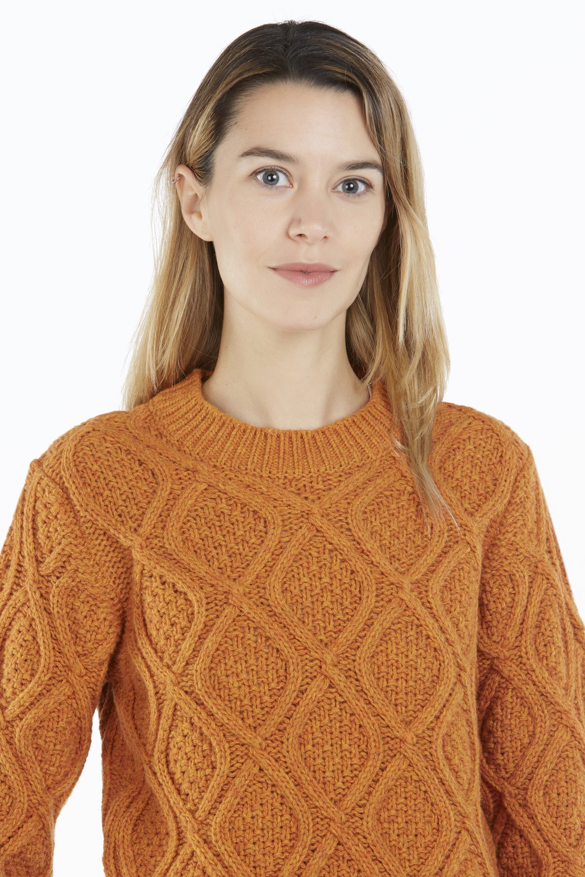 Pull Col Rond - Femme, Automne/Hiver - en Laine - 100% Made in Italy | Brunella Gori