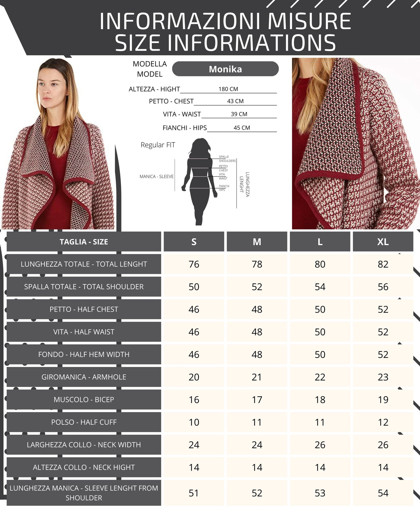 Mantel – Damen, Herbst/Winter – Wollmischung – 100 % Made in Italy | Brunella Gori