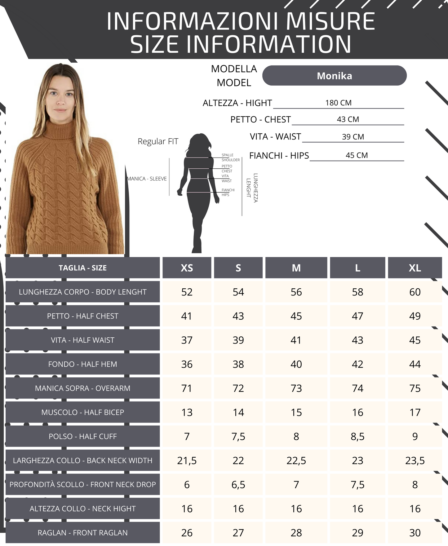 Geflochtener Rollkragenpullover – Damen, Herbst/Winter – 100 % Lammwolle | Brunella Gori