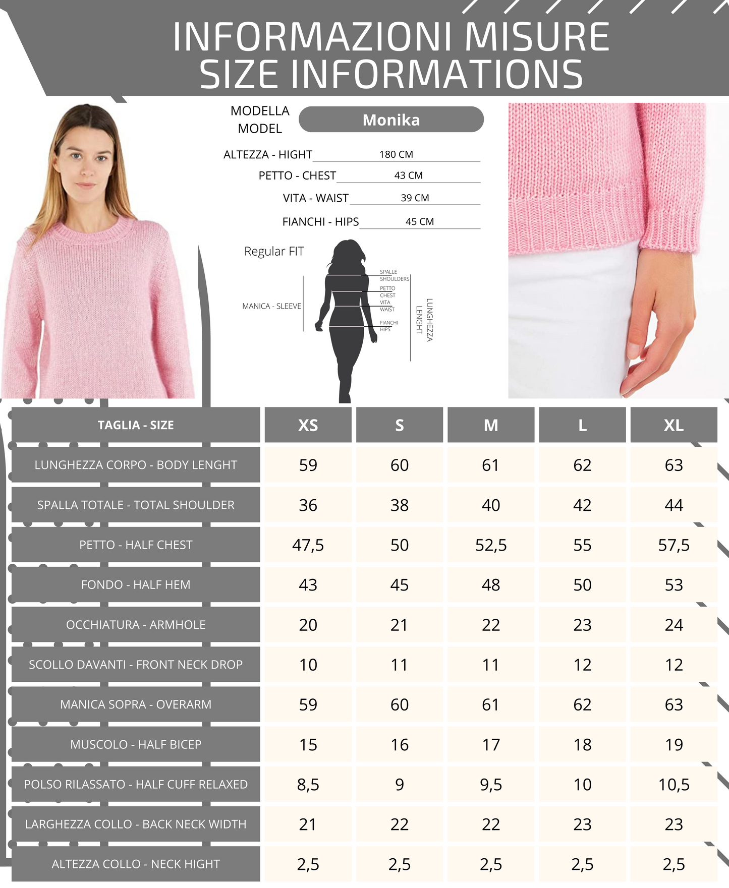 Damen-Pullover mit Rundhalsausschnitt, winterliche Eleganz mit außergewöhnlichem Komfort | Brunella Gori