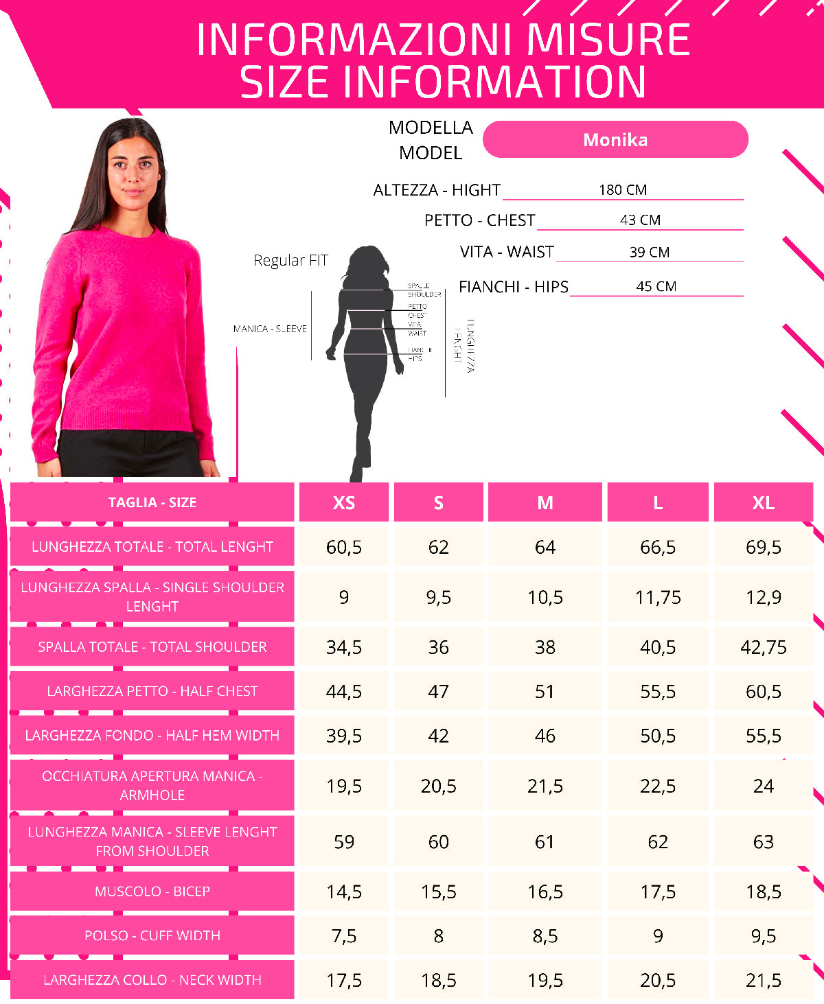 Klassischer Pullover mit Rundhalsausschnitt – Damen, Herbst/Winter – 100 % Wolle – 100 % Made in Italy | Brunella Gori